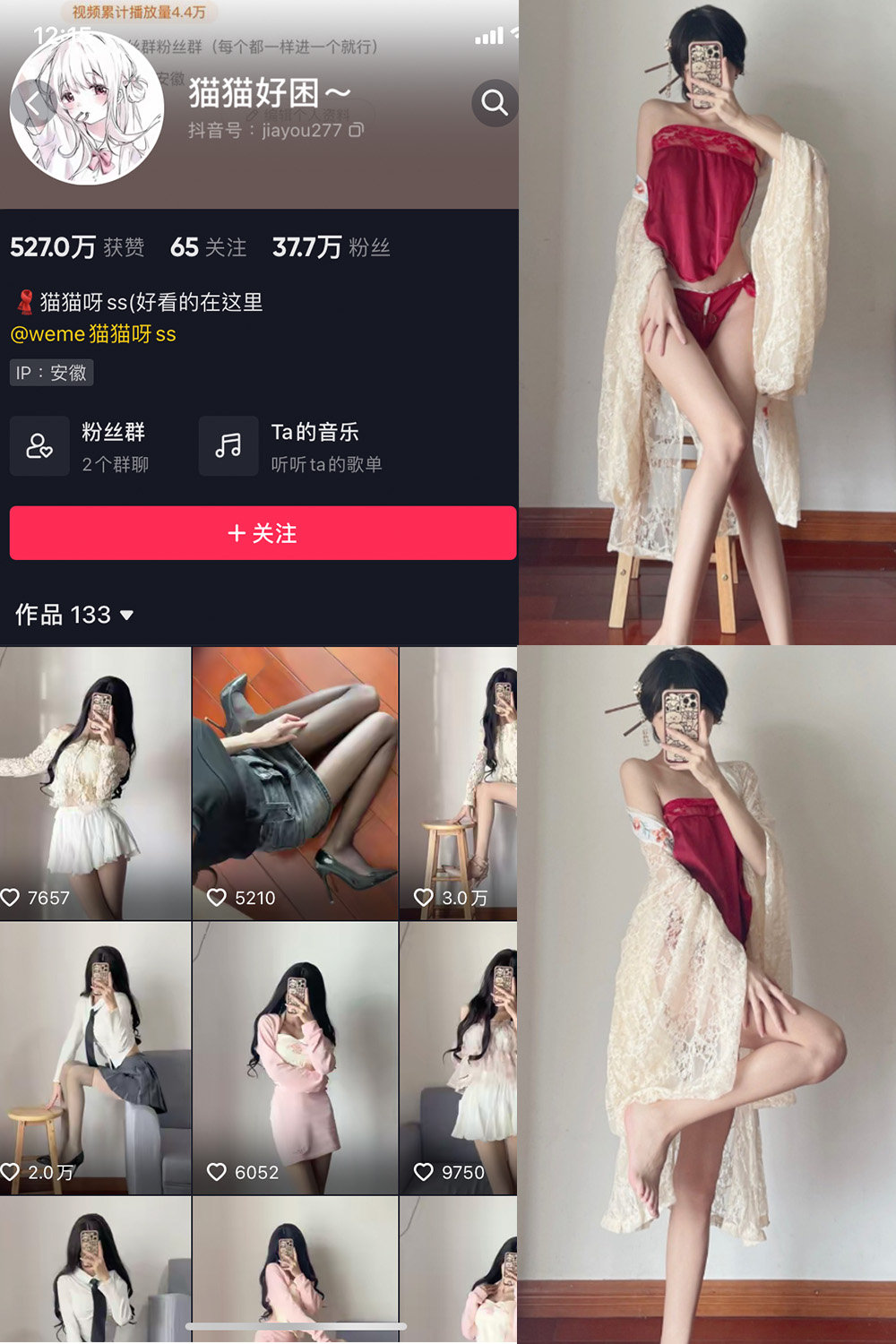 抖音 猫猫好困 微密圈 NO.012期 【9P】